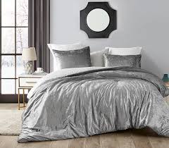 Coma Inducer Twin Xl Comforter Ombre Velvet Crush Light Gray Dark Gray