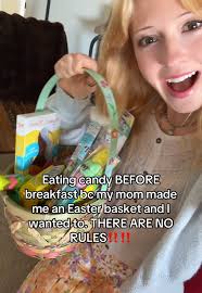 Moms Putting Candy in Their Easter Bag Set