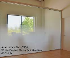 Decorative Window Films Stained Glass Privacy Solyx Sxj 0500 White Matte Dot Grad Decorative Window Film Stained Glass Window Film Master Bathroom Makeover