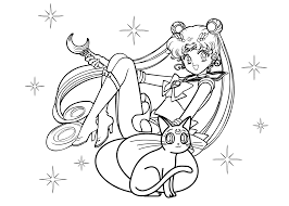 Sailor Moon Coloring Pages For Kids Free Printable Sailor Moon Coloring Pages Moon Coloring Pages Sailor Moon Tattoo