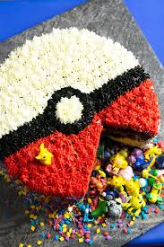 Bake the cake, then let it cool for about 10 minutes or so. Easy Pokemon Cake Pokeball Cake Cakewhiz