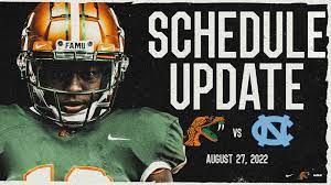 Famu Schedule 2022 Rattler Football To Face Tar Heels In 2022 - Florida A&M