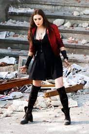Endgame, saying she feels more connected to the former. Elizabeth Olsen Filming The Avengers Popsugar Entertainment