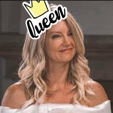 Nina as the Queen of General Hospital
