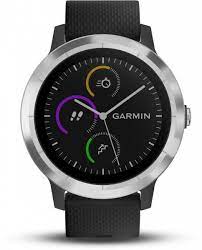 The body is a combination of fiber reinforced polymer and stainless steel, making it lightweight and at the same time durable. Garmin Vivoactive 3 Sportuhr Schwarz Silber Euronics