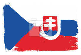 Willkommen im slowakei flaggen shop von flaggenplatz. Tschechische Republik Flagge U Slowakei Flaggen Vektor Handgemalt Fototapete Fototapeten Myloview De