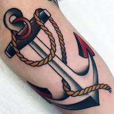 70 Traditional Anchor Tattoo Designs For Men Vintage Ideas Traditional Anchor Tattoo Anchor Tattoo Design Vintage Tattoo