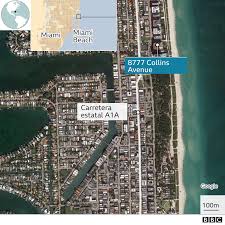 Personal de emergencia trabaja en el lugar del derrumbe parcial de un edificio en miami beach, florida, estados unidos un edificio de doce plantas se derrumbó parcialmente en miami, cerca de. 1kbchbmslrqenm