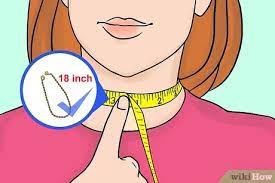The best way is of course being able to measure one of their existing necklaces which falls how they like it. How To Measure A Necklace 15 Steps With Pictures Wikihow