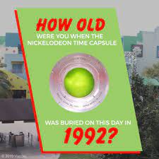 It was buried in 1992 at the old nickelodeon studios at universal studios in orlando, fl. Twitter à¤ªà¤° The Nick Box The Nickelodeon Time Capsule Was Buried At Nick Studios On This Day In 1992