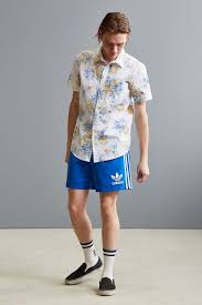 Novelty Minions Short Sleeve Button Down Shirt Urban Outfitters Men S Button Down Shirt Button Down Shirt Urban Outfitters