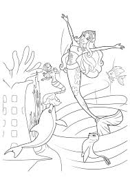 Barbie's family for christmas coloring pages. Barbie Mermaid 4 Coloring Page Free Printable Coloring Pages For Kids