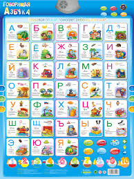 Qitai Russian Music Alphabet Talking Poster Russia Kids Education Toys Electronic Abc Poster Educational Phonetic Chart