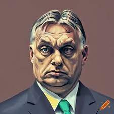 Viktor orbán funny logo on Craiyon
