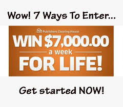 Ways To Enter 7000 A Week For Life Pch Sweepstakes Sweepstakes Pch