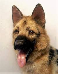 Black And Tan Faded German Shepherd Puppies Close Up Of German Shepherd Dog Dollhouse Miniature By Linda Fisher German Shepherd Dogs Fisher Animal