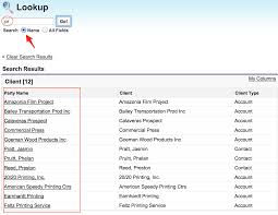 Enable the Enhanced Lookups Search Setting