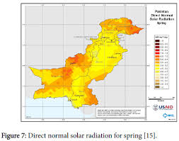 Below is a map of the global horizontal irradiance on. Different Solar Potential Co Ordinates Of Pakistan