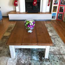 Coffee table styling as modern urban decoration. Farmhouse Coffee Table 120 X 90cm World Of Rustic Frames