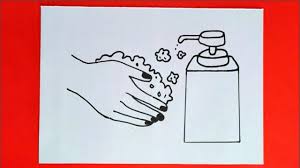 How To Draw A Hand Wash Step By Step Easy Wash Your Hands Drawing Fo How To Draw Hands Drawing For Kids Easy Drawing Steps