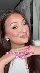 How to do your own bridal makeup part 2 🫶🏼 #doingmyownbridalmakeup #...
