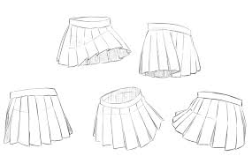 Pin By Ariadna Herrera On Drawings In 2020 Anime Skirts How To Draw Skirt Drawing Anime Clothes