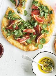 Pizza Au Canard Seche Aux Figues Et Au Cresson Ricardo Recipe Heathy Eating Pate Pizza Pizza