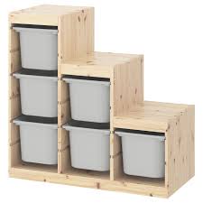 Trofast Storage Combination Light White Stained Pine Gray 37x17 3 8x35 7 8 Ikea In 2020 Ikea Trofast Storage Ikea Trofast Ikea