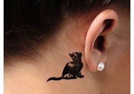 In Memory Of Freddy Cat Tattoo Small Black Cat Tattoos Cat Tattoo Designs