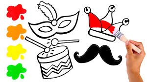 Dibujos Carnaval Para Colorear