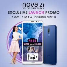 Huawei nova 2 android smartphone. Exclusive Gift Set Increased Up To Rm898 On Huawei Nova 2i Launch Day This Friday With Hannah Delisha Technave