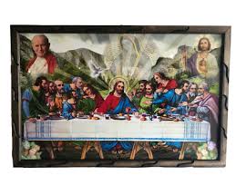 Check spelling or type a new query. Cuadro La Ultima Cena San Judas El Papa 36 X24 Marco De Madera Rustico 2436r Ebay