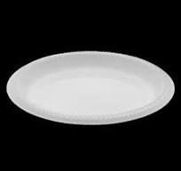 9" 3-Compartment Placesetter® Satin Non-Laminated Foam Plate ...