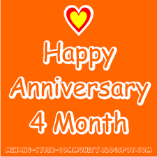 Nah, berikut ini gambar happy anniversary 1 bulan yang bisa kamu gunakan sebagai kiriman ucapan untuk kekasihmu yang. Andrea Blog Kata Kata Hari Jadian Ke 4 Bulan
