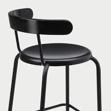 Idéale pour les les salles d'attente, les. Yngvar Tabouret De Bar Anthracite 75 Cm Ikea