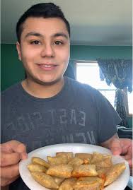 Trying Pizza Rolls with Ketchup