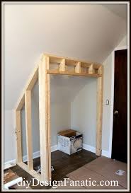 Stealing Floor Space To Build A Closet Build A Closet Home Closet Built Ins