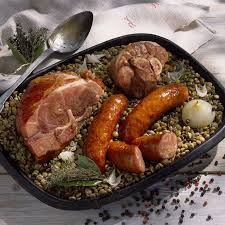 Petit Sale Aux Lentilles Vertes Du Puy Recettes De Cuisine Recette Recette Plat Familial