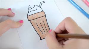 An adverb can't be used to describe a milkshake. Colorfun Classroom How To Draw A Milkshake Cozy Reverie Amy Watkinez