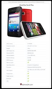Alcatel One Touch TPop OT-4010A To your ...