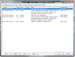 Managing Post Procedure Notes