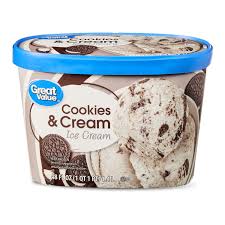 Great Value Cookies Cream Ice Cream 48 Fl Oz Walmart Com Cookies And Cream Homemade Milkshake Ice Cream