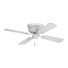 Since this ceiling fan has no lights, it is suitable for rooms that already have lighting fixtures. Progress Ceiling Fan Without Light In White Finish P2524 30 Destination Lighting