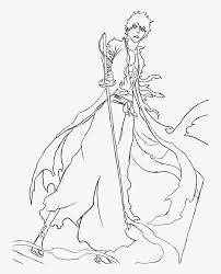 Bleach coloring pages 15 coloring pages of bleach print color craft for kids. Ichigo Kurosaki Bleach Para Colorir Hd Png Download Kindpng