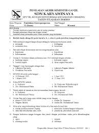 Soal latihan ujian kelas 6 2019/2020. Soal Pkn Kelas 6 Akhir Tahun 2019 Jawabanku Id