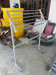 Jemuran baju standing hot sale home furniture on carousell. Pembuatan Jemuran Dari Besi Holo Steemit