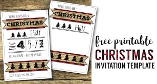 Create a blank christmas invitation. Christmas Party Invitation Templates Free Printable Paper Trail Design Christmas Lunch Invitation Template Insymbio