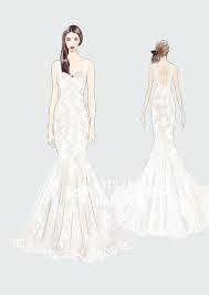 Design Your Own Wedding Dress Delicate Customized Mermaid Long Wedding Dress With L Wedding Dress Sketches Bridal Dress Sewing Patterns Wedding Gowns Mermaid