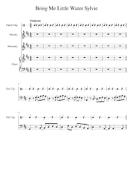 More images for bring me little water sylvie » Bring Me Little Water Sylvie Sheet Music For Piano Vocals Hand Clap Mixed Quartet Musescore Com