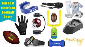 A variety of sports equipment on a black background including an american football, a soccer ball, a baseball, a baseball bat, a tennis raquet. Football Training Equipment 10 Best Football Training Equipment 2021 A Player Must Need Youtube